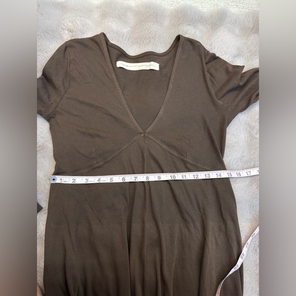 RAQUEL ALLEGRA Vneck Maxi long sleeves dress S - Picture 8 of 8